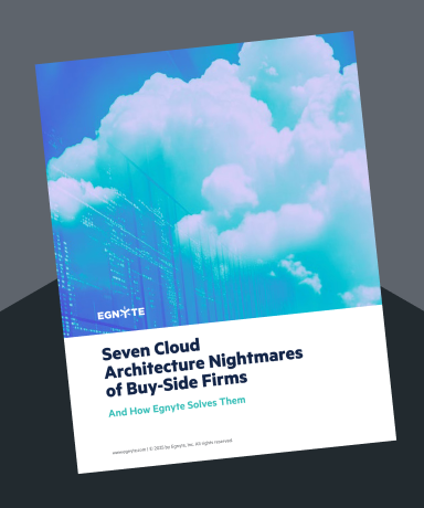 7 Cloud Architecture Nightmares of Buy-Side Firms